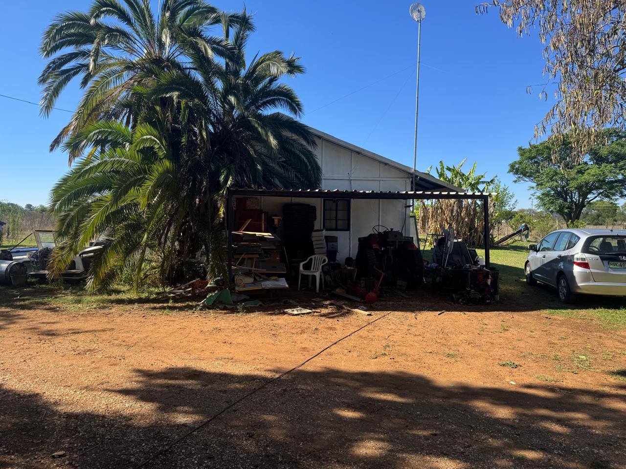 Property view with trees